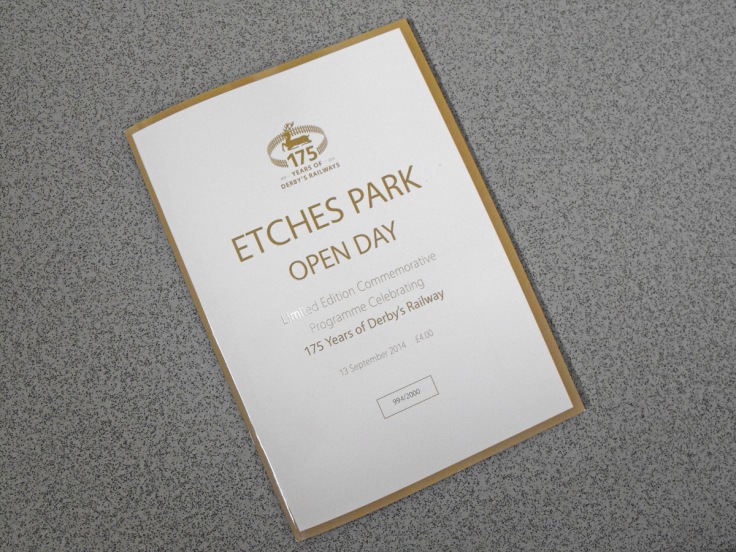 Etches Park Open Day 2014 Limited Edition Programme