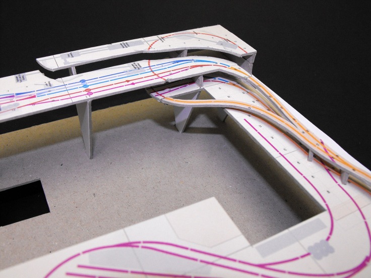1:20th scale model of the new Dales Peak track plan
